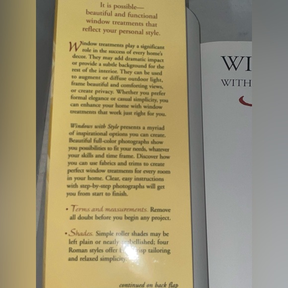 WINDOWS WITH STYLE DO IT YOURSELF WINDOW TREATMENTS Home Decorating Institute - Picture 3 of 3